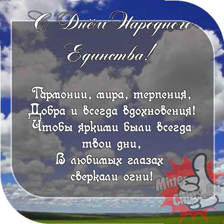 Пожелание ко дню народного единства, прикольная картинка 