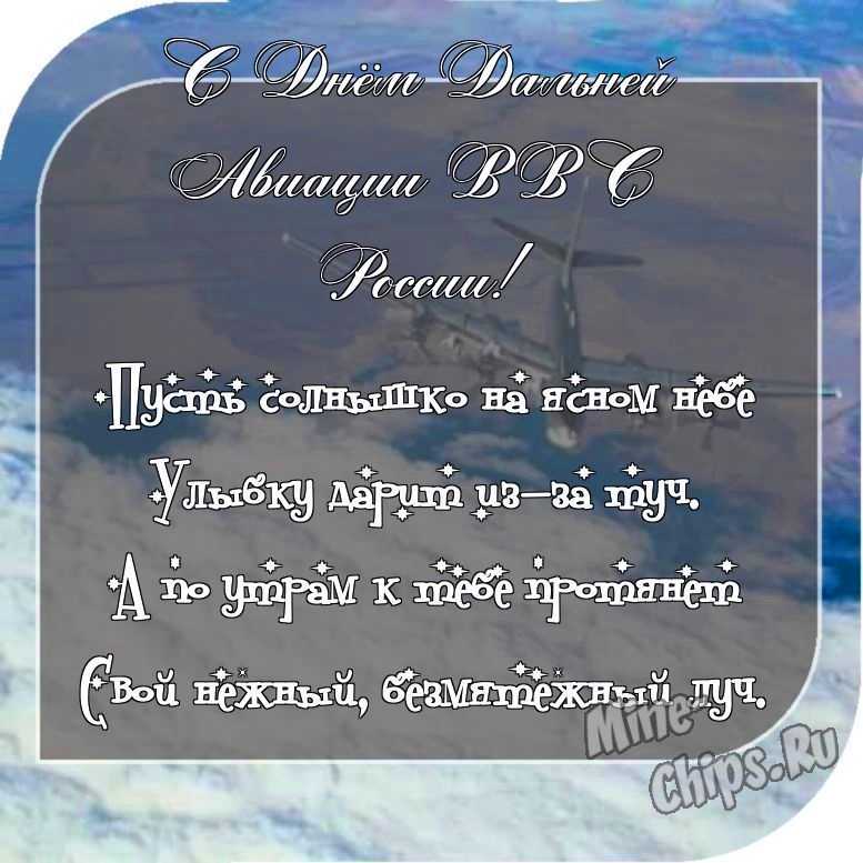Отправить прикольное фото с днем дальней авиации ВВС России 