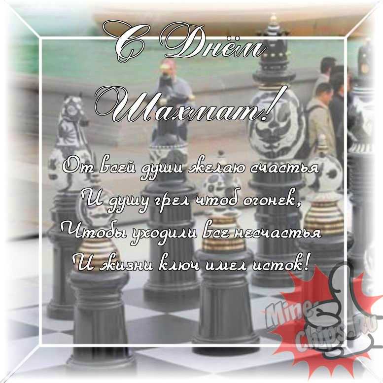 Оригинальное и прикольная картинка ко дню шахмат в цветочной рамке